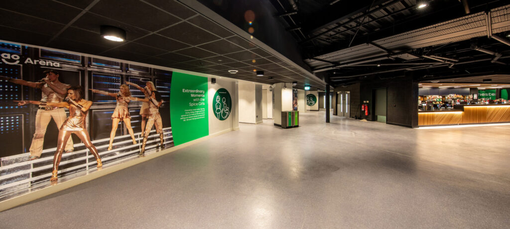 AcryliCon specified for ease of installation and long-term durability — AO Arena, Manchester